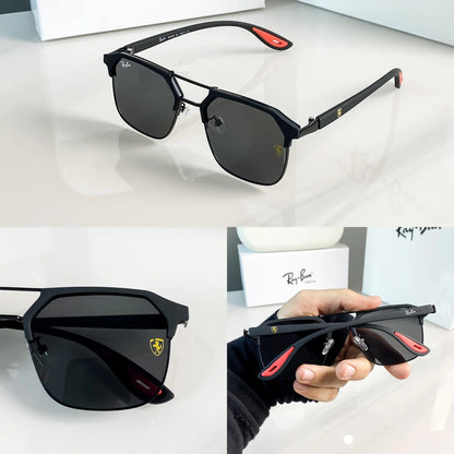 1 RAYBAN LUXURY SHADES - full black premium sunglasses